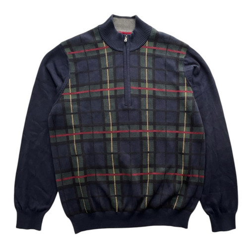 Izod half zip sweater - sweater, l